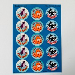 TREND Scratch n Sniff Scented Sticker LOT Blueberry Popcorn Grape Chocolate NEW