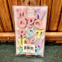 Alpha Stax Paper Letters ABC LOT Colorbok 1300 Pcs Each Pack: Pastel & Xmas