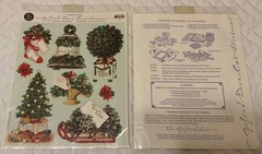 VTG The Gifted Line Christmas Scrapbooking Lot 12×12 Paper (10) Stickers (37)