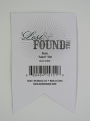 Lost & Found 2 – Blush “Sweet” Title – My Mind’s Eye 2011 Scrapbooking
