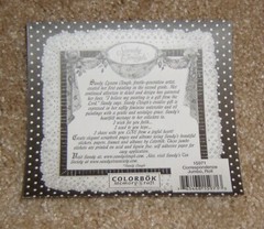 Colorbok Sticker ~ Sandy Clough….Letter Correspondence, Fountain Pen, Stamps