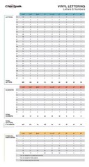 CHARTPAK Self-Adhesive Vinyl Numbers, 1/2 Inch High, White, 210 per Pack (01116)