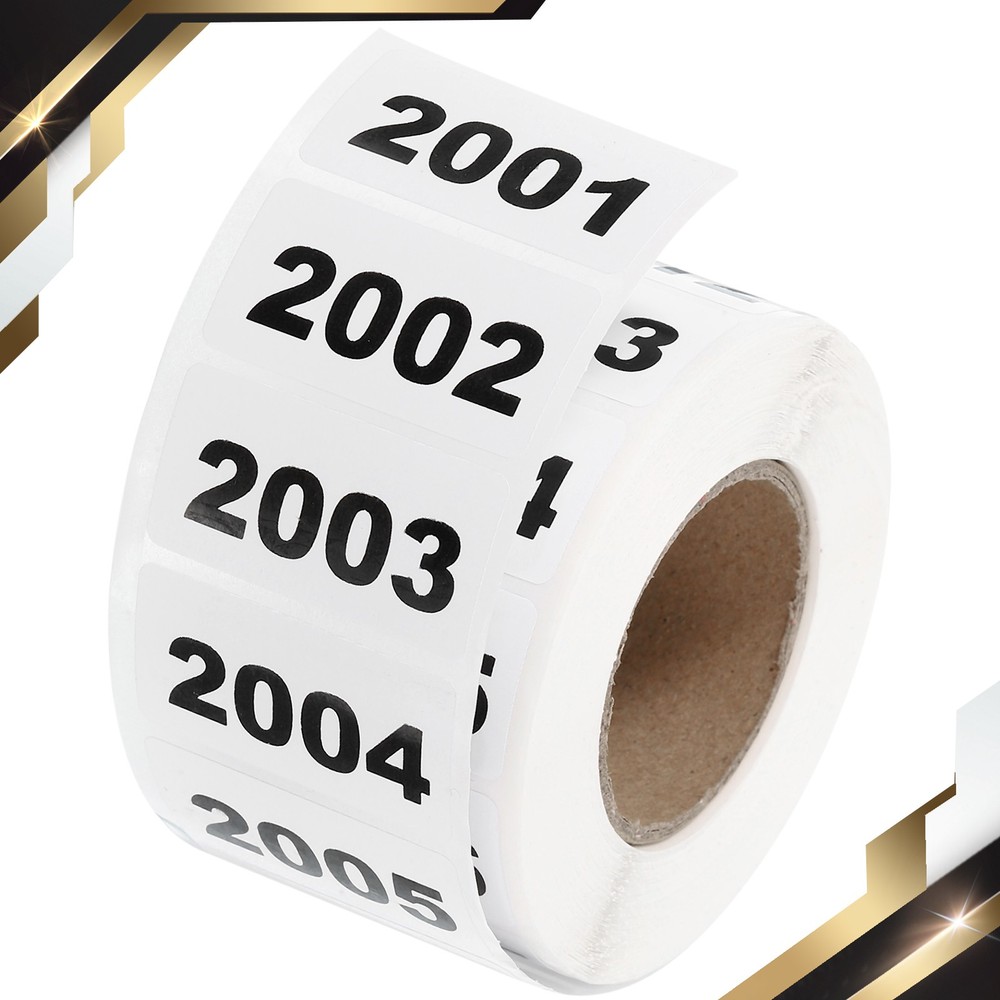 1 Roll Inventory Number Sticker 1.6″x0.8″ 2001-3000 Consecutive Number Sticker