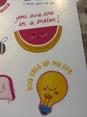 Valentines Day Sticker Sheet Funny Humor Puns Dad Jokes