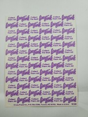 Vintage Lisa Frank Sticker Sheet Flamingos Toucans Palm Trees S166 1990s 4.5×6″