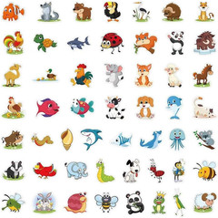 300 Pcs Cute Animal Stickers for Kids, Water Bottles, Scrapbooking