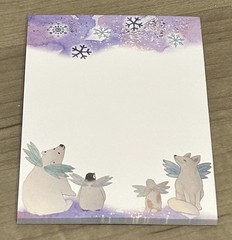 New The 1407 Planners Christmas Angels Sticky Notes Notepad