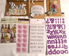 FREE SHIPPING ! LOT OF 15 PACKS BY RECOLLECTIONS SO MANY THEMES 1000+PCS !