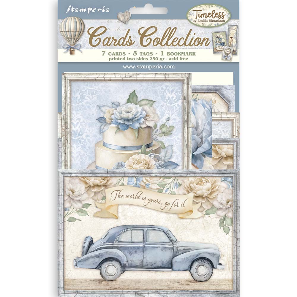 Stamperia Cards Collection – Timeless, SBCARD30