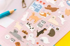 ARRR – Adorable scrapbooking sticker ( Dogs )