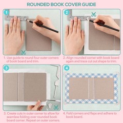 2Pcs/Set,Book Cover 7.7inch(L) x 4inch(W) T2, 2Pcs/Set Book Guide