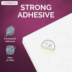 Self-Adhesive Color Coding Round Labels – 250 Sheets