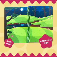 Stick4Ever Jelly Sticker Book – for Kids – Waterproof, Easy to Clean Reusable St