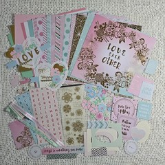 Love Each Other 12×12 Scrapbook Kit, Spring Decorate It, Recollections & Others