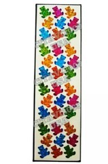 HAMBLY STUDIOS PRISMATIC / GLITTER MULTI-COLOR SMALL GUMMY BEAR RARE VINTAGE