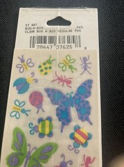 Vtg Frances Meyer Stickers Garden Insects Ladybugs Ants Bug-A-Boo Butterfly Bugs