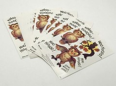 Suzy’s Zoo Scrapbooking Stickers 25 Sheets Owls Halloween Moon Owl