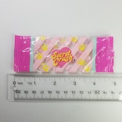 14 ct Secret Crush Candy Wrapper Themed Ephemera Lot for Junk Journal, Art, etc.