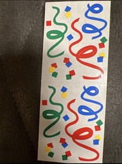 Creative Memories Stickers Introductory Confetti Birthday