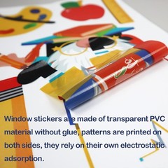 Delightful 8-Pack Back to School Window Decor – Reusable PVC Clings for Kids