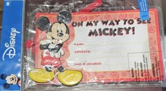 EK Success Disney Mickey Giant Dimensional Luggage Sticker 5×7 inches