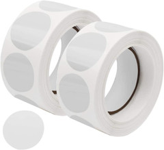1000 Pcs Clear Retail Package Seals, 1 Inch round Circle Wafer Seal Sticker Clea