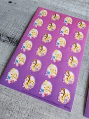 Stickers Lot Disney Princess Stickers Cinderella Belle Repunzel Aurora #34