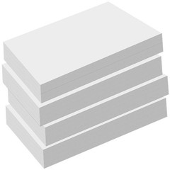 50 PCS 11×17 Inch White Chipboard Sheets Medium Weight Cardboard Crafts