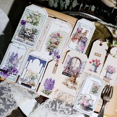39 pcs Spring Garden Translucent Vellum Matte Surface Paper Sticker Scrapbook