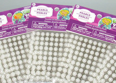 HORIZON GROUP USA ADHESIVE STICKERS 3D PEARLS 5 PKGS (90 PEARLS PER PKG) CRAFTS