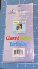Joann Scrap Essentials Die Cuts 10pc – Celebration