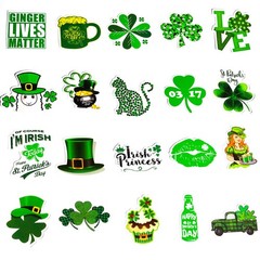 300 Pcs St. Patrick’s Day Shamrock Stickers, Vinyl Waterproof Irish Stickers …
