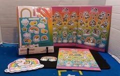 Hubman & Chubgirl No Probllama Rainbow variety Sticker set