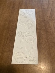 Mrs. Grossman’s Stickers 1 Strip Small Music Notes in Black