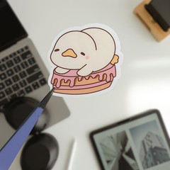 20pcs Cute Duck Stickers Pack | Kawaii Animal Stickers | Planner, Laptop