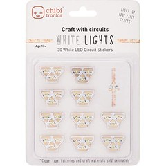 30 Waterproof LED Circuit Stickers – Conductive Adhesive for Indoor Projects