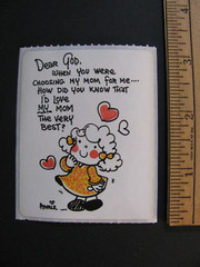 Dear God Kids Stickers BEST MOM 1 Piece NOS