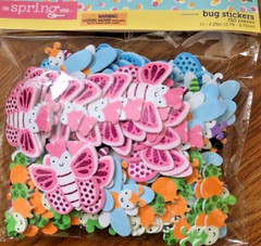 The Spring Shop Bug Foam Stickers 150 Pieces