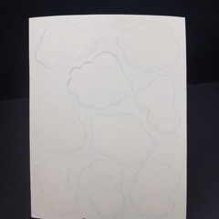 Vintage 1980s Fuzzy Flocked Stickers Rainbows & Clouds Hallmark Cards 1 Sheet