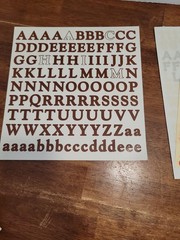 LOT of Alphabet Sticker Letters Mix Crafting Scrapbook Cardmaking Junk Journal