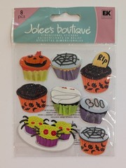 RARE Jolee’s Halloween Cupcakes Scrapbooking Stickers