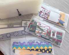 Creative Memories LOT Premade Borders, Journaling Boxes, Deco File, & More