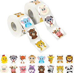 1000pcs Colorful Holographic Star Stickers Roll for Kids DIY Crafts – NEW