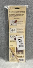 6 American Designs RUB-ONS Easy To Use Transfers RO-098 ASIAN MOTIFS 4” X 12”