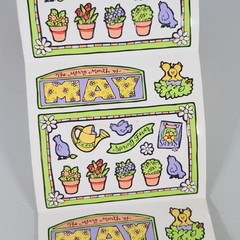 Vintage Frances Meyer May Month Sticker Roll Lot of 83 Sheets READ