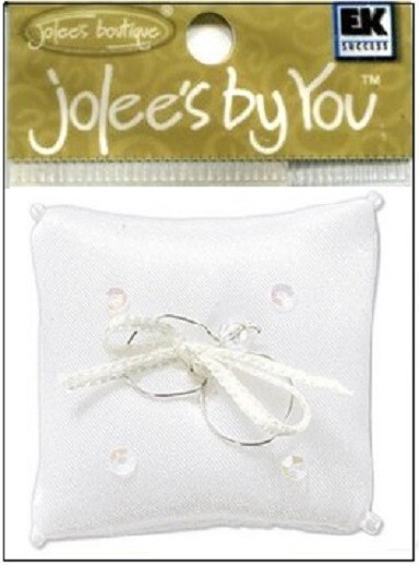 Ring Pillow, wedding, 3D scrapbook embellishment – Jolees 6266