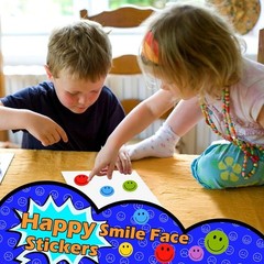1500 Pcs Smiley Face Stickers Motivational Stickers for Teachers Macaron-3 Pack