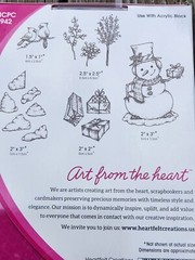 Heartfelt Creations COUNTRYSIDE WINTERSCAPES Winter Scapes Cling Stamp HCPC-3942