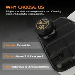 Coolant Overflow Expansion Tank Reservoir Bottle w/Cap for Buick Encore 2013