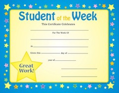 30 PCS 11×8.5 Inch Colorful Student Week Recognition Award Certificate Paper